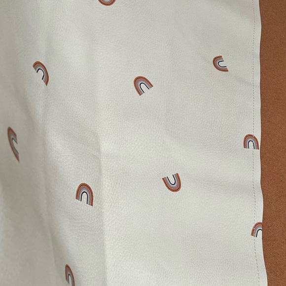 Gathre Table Runner Mat 8 feet ft Tiny Rainbow boho - Picture 3 of 4